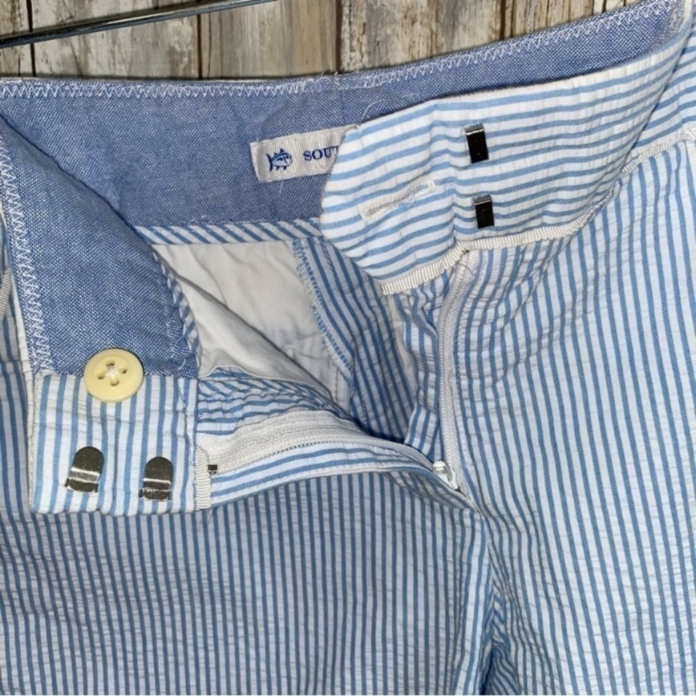Southern Tide Blue Striped Shorts - Picture 5 of 6